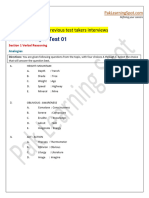 NTS NAT Sample Paper