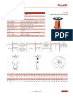 Series SG73-B: Wafer Knife Gate Valve Type B