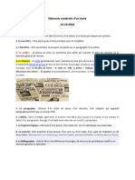 Cours 1 Elements Materiels D'un Texte