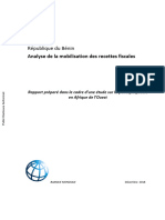 Republique Du Benin Analyse de La Mobilisation Des Recettes Fiscales