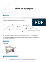 Theoreme de Pythagore Exercices de Maths en 4eme 2416