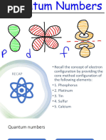 Lesson 6 Quantum Numbers