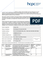 HCPC Course Information Form 1 2