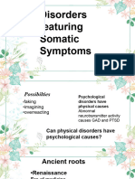 Somatic Symptoms Disorders