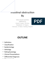 Instestinal Obstruction Ubth