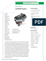 Honda 2.0L R20A-R20Z Engine Specs, Problems, Reliability