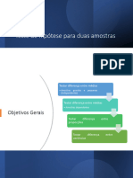 2021 - Aula 9 - Teste de Hipótese 2 Amostras