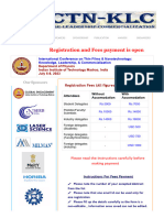 International Conference On Thin Films & Nanotechnology - Knowledge, Leadership, & Commercialization (ICTN-KLC)