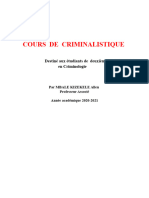 Cours de Criminalistique MISE A JOUR1