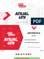 Anual Uni - Semana 9 - Aritmética