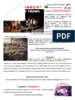 Partitura Gospel Bateia Diante Do Trono Te Agradeco Portal Daniel Batera Drum Sheet