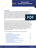 OpenSciEd High School Design Specifications PDF