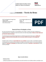 Microeconomia Â Teoria Da Firma