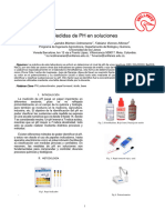 Informe Medidas de PH en Soluciones - Lorena Alejandra