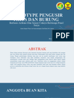 Prototipe Pengusir Tikus Dan Burung Berbasis Arduino Dan Sensor Cahaya Bertenaga Panel Surya