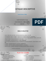 ECG - 1 - StatistiqueDescriptive - Cours - Séance N°1-2-3-4