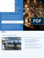 Energy Saving at Sea, Module Two - Deck Department