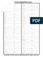 Wfun15 Upper Lower Case Letter Tracing 2