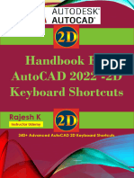 Handbook For AutoCAD 2022-2D Keyboard Shortcuts