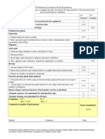 Rectal Exam Skill Sheet