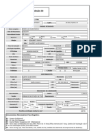 Ficha para Registro de Empregado - Operador Eta