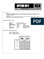 Ficha Tecnica Optim Op1