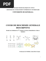 Biochimie Structurale G2 BM Syllabus