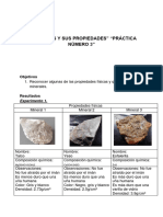 Practica de Minerales y Sus Propiedades Quimicas