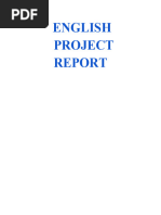 Grade 11 English Project Report