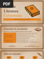 Colombian Literature Thesis by Slidesgo