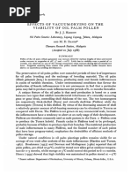 (1968) Effect of Vacum-Drying On The Viability of Oil Palm Pollen