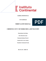 Créditos Con y Sin Derecho A Devolucion