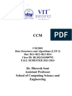 CSE2002 Data - Structures - and - Algorithm - BL2023241000790 - CCM - DR Dheresh Soni