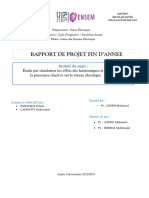 Rapport Étude Par Simulation Les Effets Des Harmoniques Et de La Puissance Réactive Sur Le Réseau Électrique