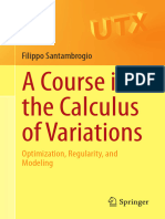 A Course in The Calculus of Variations (Textbook)