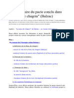 Analyse Linéaire La Peau de Chagrin Pacte