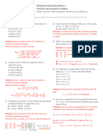 Ometria Analitica Resoluções