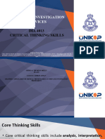 Chapter 6 - Application of Critical Thinking Skills in Private Investigation Professions 