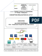 EXE - H - EQT - 47 - 1100 - DVE - F13 - A - 2 - STA - Traitements Coupe-Feu Des Réservations