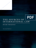 The Sources of International Law by Hugh Thirlway