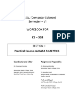 Tybsc Cs368 Data Analytics Labbook