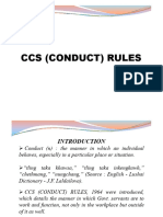 Conduct Rules 2018