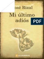 Mi Ultimo Adios-Jose Rizal