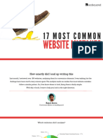 Common Website Mistakes E-Book