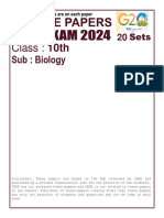 Pre-Board Papers With MS Biology