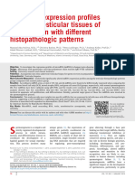 MicroRNA Expression Profiles in Human Testicular Tissues of 2014 Fertility A