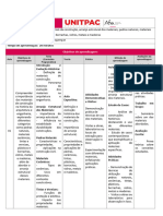 Plano de Aula - Materiais de Construção