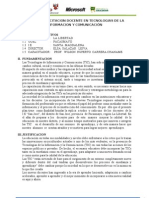 Plan de Capacitacion Docente en Tics - Santa Magdalena