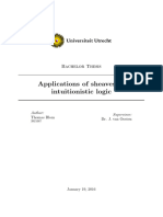 Applications of Sheaves To Intuitionistic Logic