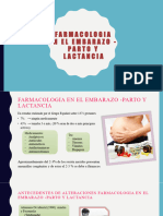 Farmacologia en El Embarazo - Parto y Lactancia Expo